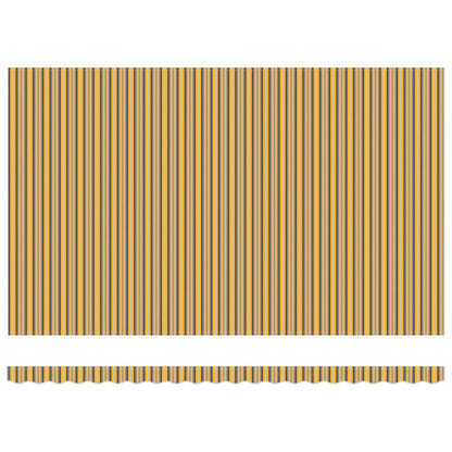 vidaXL Retractable Awning Multicolour 500 x 300 cm Fabric and Steel