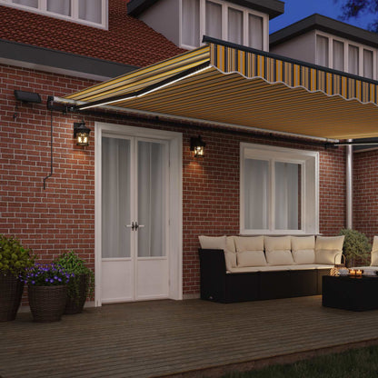 vidaXL Retractable Awning Multicolour 500 x 300 cm Fabric