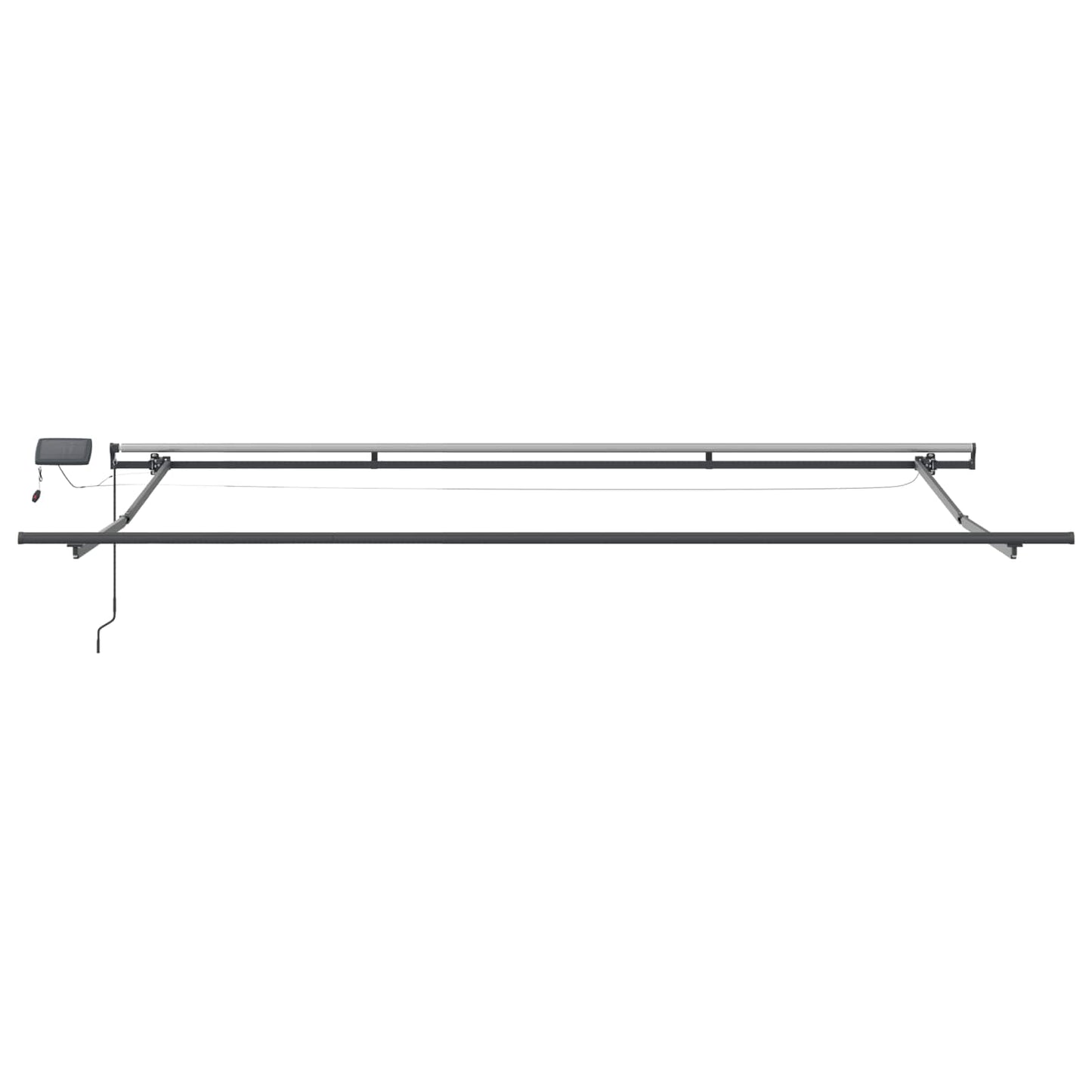 vidaXL Retractable Awning Multicolour 500 x 300 cm Fabric