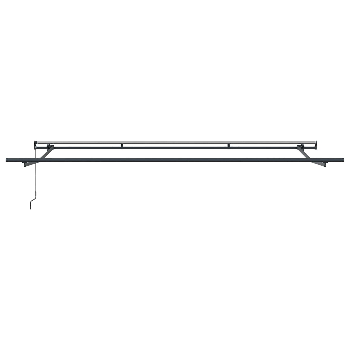 vidaXL Retractable Awning Beige 500 x 300 cm Polyester and Steel