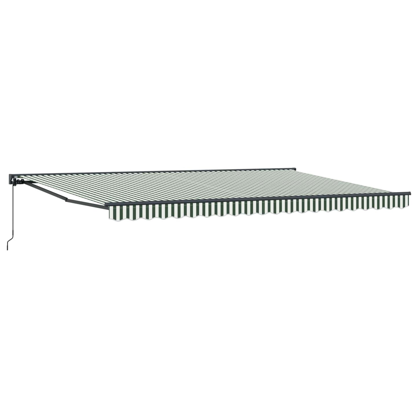vidaXL Awning Frame Green and White 500 x 300 cm