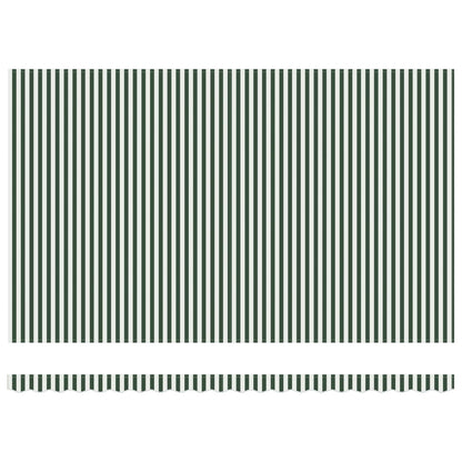 vidaXL Awning Frame Green and White 500 x 300 cm
