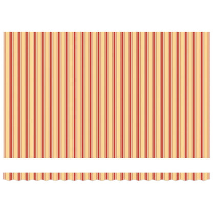 vidaXL Retractable Awning Retractable Yellow and Orange 500 x 350 cm