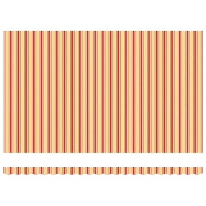 vidaXL Retractable Awning Yellow and Orange 500 x 350 cm