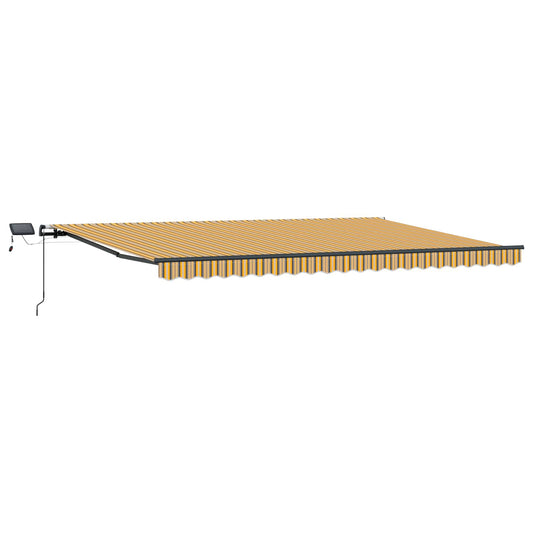 vidaXL Retractable Awning Multicolour 500 x 350 cm