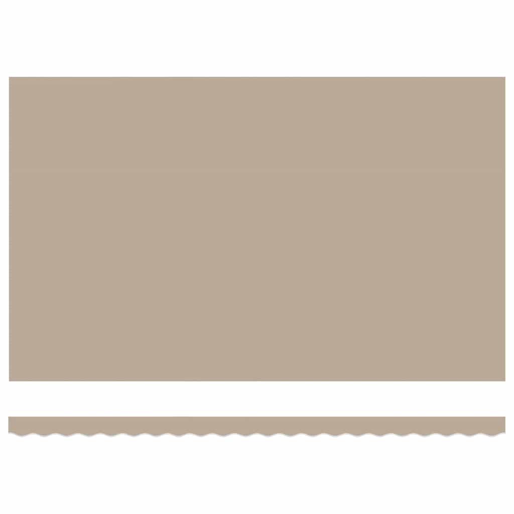 vidaXL Retractable Awning Beige 500 x 350 cm Fabric and Aluminium