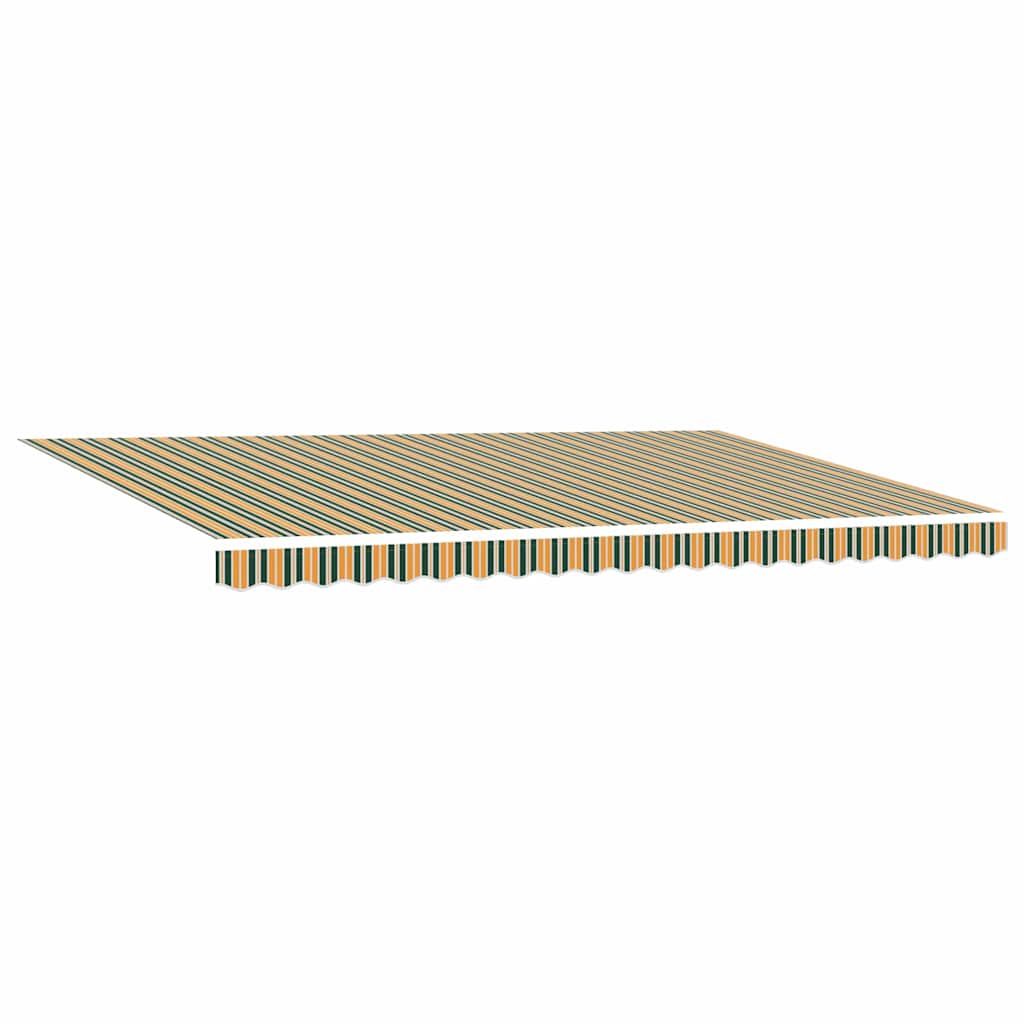 vidaXL Retractable Awning Manual Multicolour 500 x 350 cm