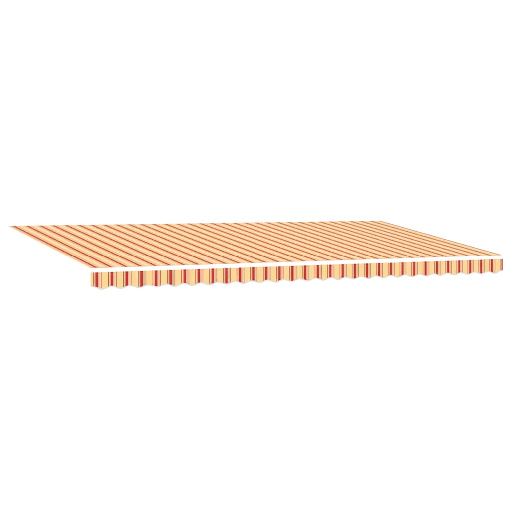 vidaXL Retractable Awning Yellow and Orange 600 x 300 cm
