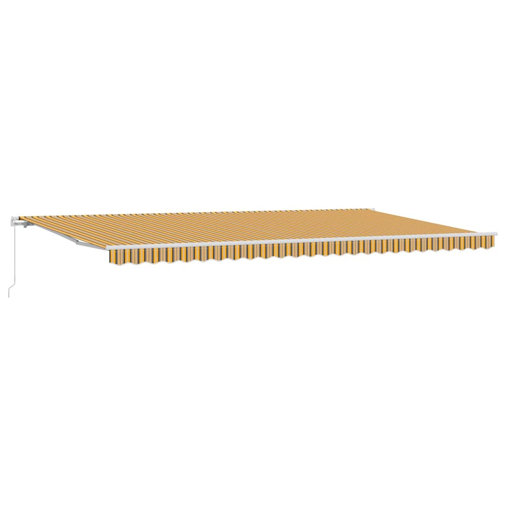 vidaXL Retractable Awning Multicolour 600 x 300 cm