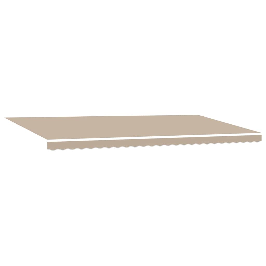 vidaXL Retractable Awning Beige 600 x 300 cm Fabric and Steel