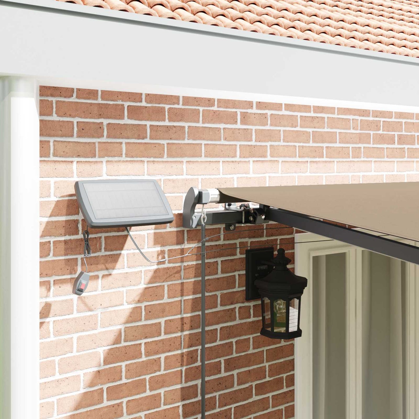 vidaXL Retractable Awning Beige 600 x 300 cm Fabric and Aluminium