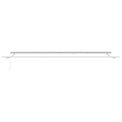 vidaXL Retractable Awning White 600 x 300 cm Polyester and Metal