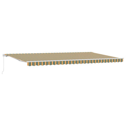 vidaXL Retractable Awning Multicolour 600 x 300 cm
