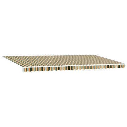 vidaXL Retractable Awning Multicolour 600 x 300 cm