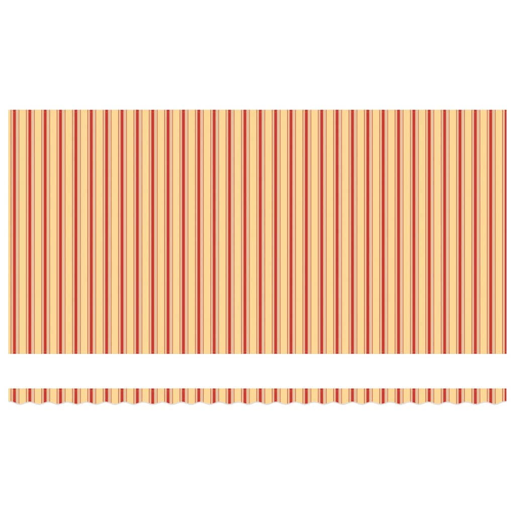 vidaXL Retractable Awning Yellow and Orange 600 x 350 cm