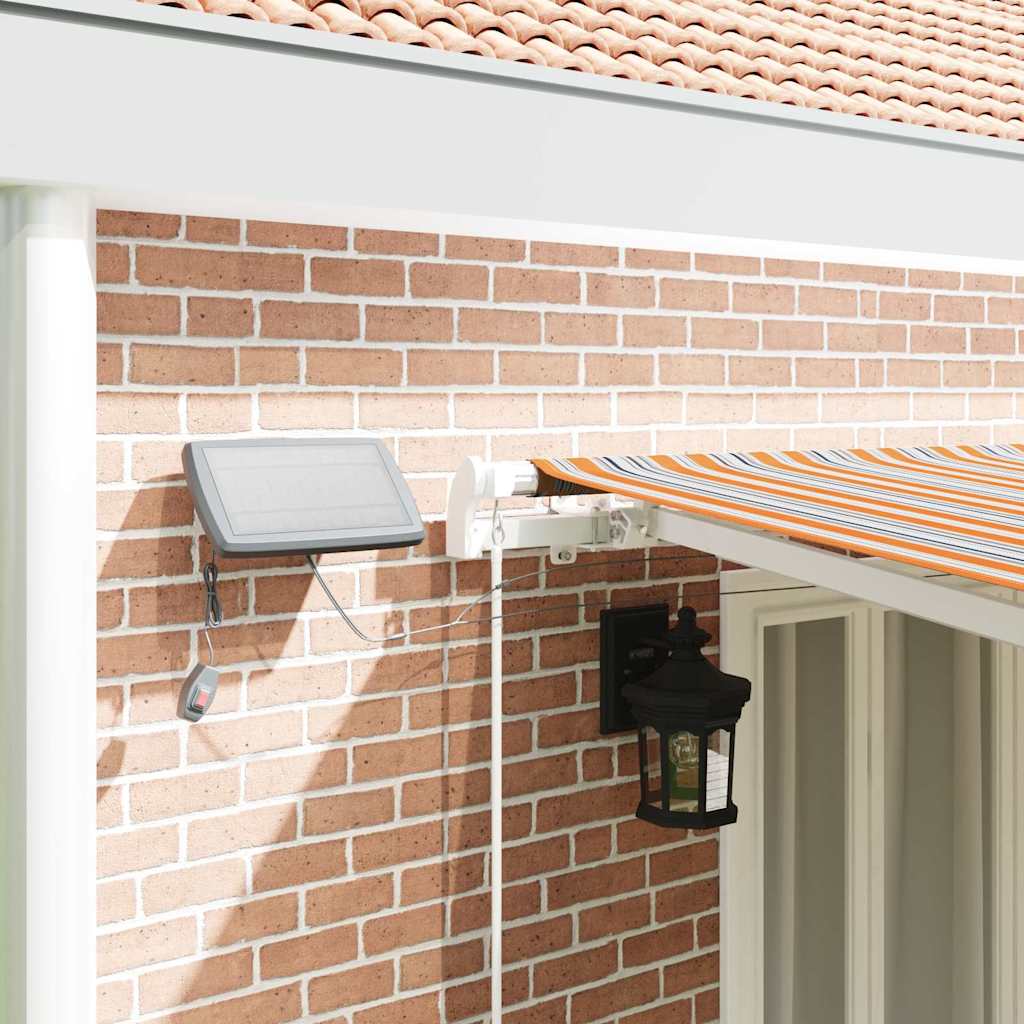 vidaXL Retractable Awning Multicolour 600 x 350 cm