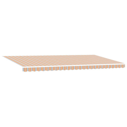 vidaXL Retractable Awning Multicolour 600 x 350 cm