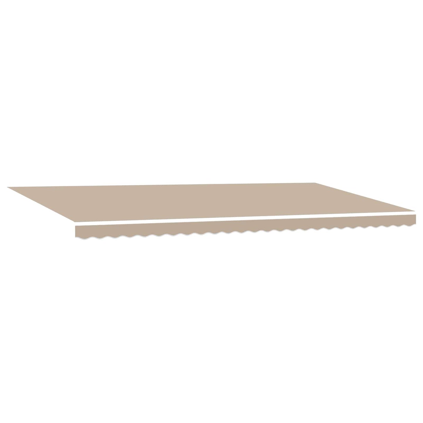 vidaXL Retractable Awning Beige 600 x 350 cm Polyester and Steel