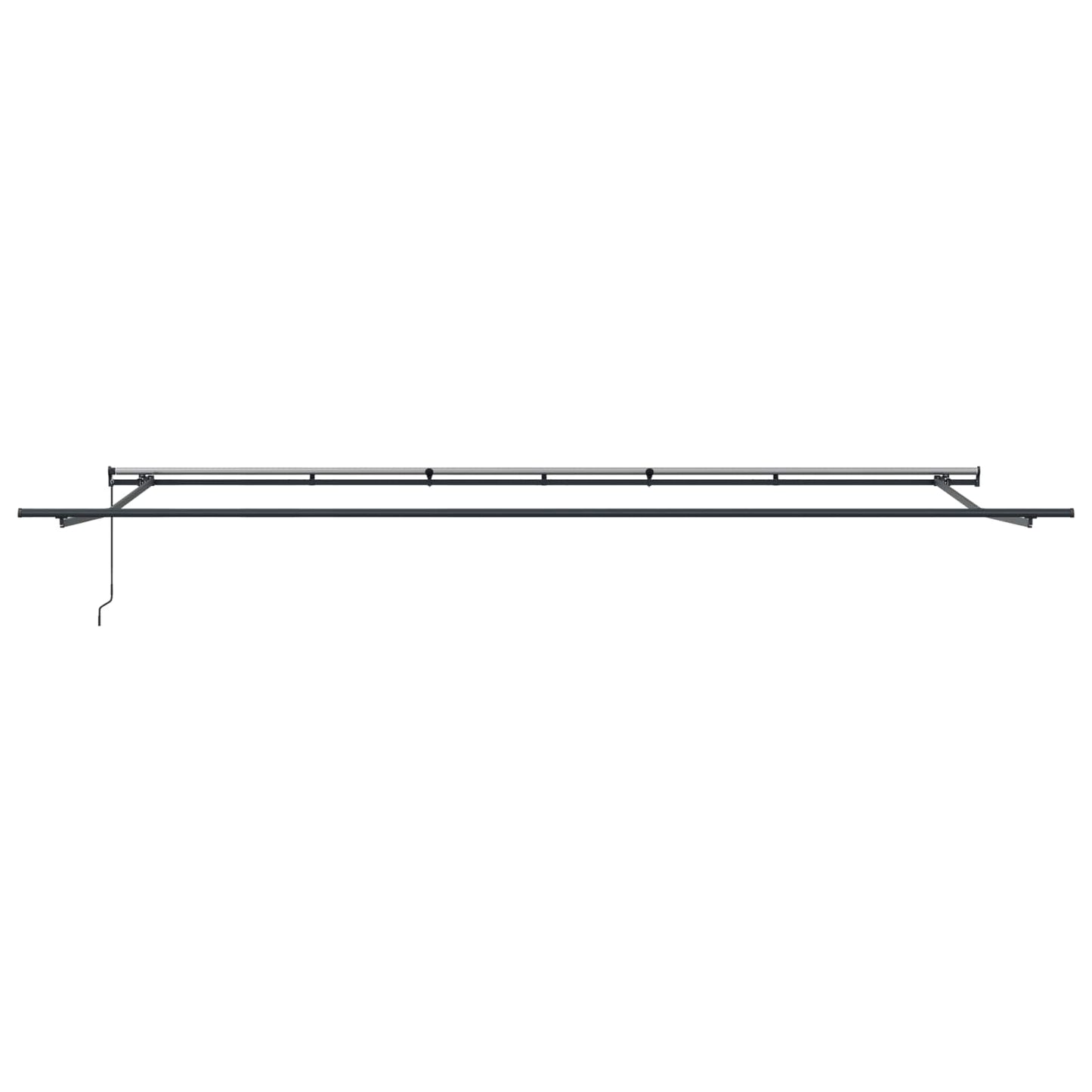 vidaXL Retractable Awning Beige 600 x 350 cm Polyester and Steel