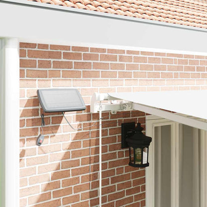 vidaXL Retractable Awning White 600 x 350 cm Fabric and Aluminium