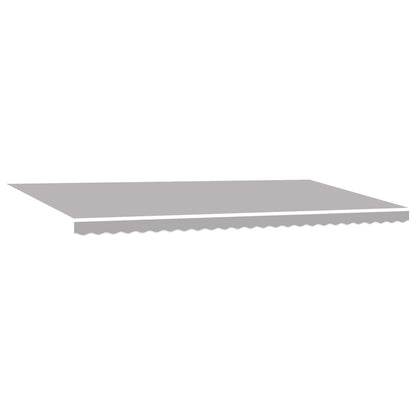 vidaXL Retractable Awning Light Grey 600 x 350 cm