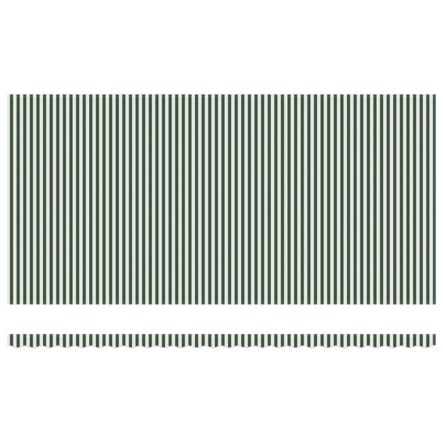 vidaXL Retractable Awning Green and White 600 x 350 cm