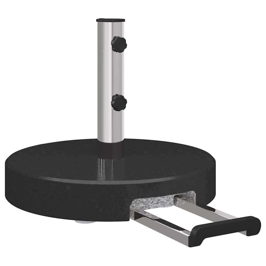 vidaXL Parasol Base Black Ø 45 x 37.5 cm Granite