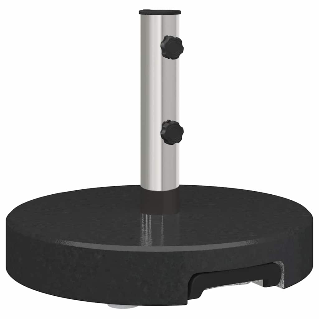 vidaXL Parasol Base Black Ø 45 x 37.5 cm Granite