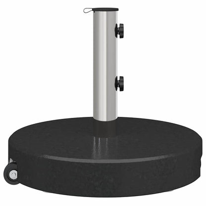vidaXL Parasol Base Black Ø 45 x 37.5 cm Granite