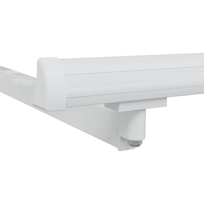 vidaXL Awning Frame Manual Adjustable White 2.5 x 2 m Steel