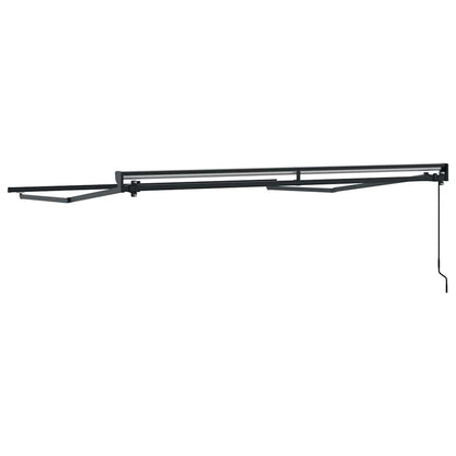 vidaXL Awning Frame Manual Adjustable Anthracite 3 x 2.5 m Steel