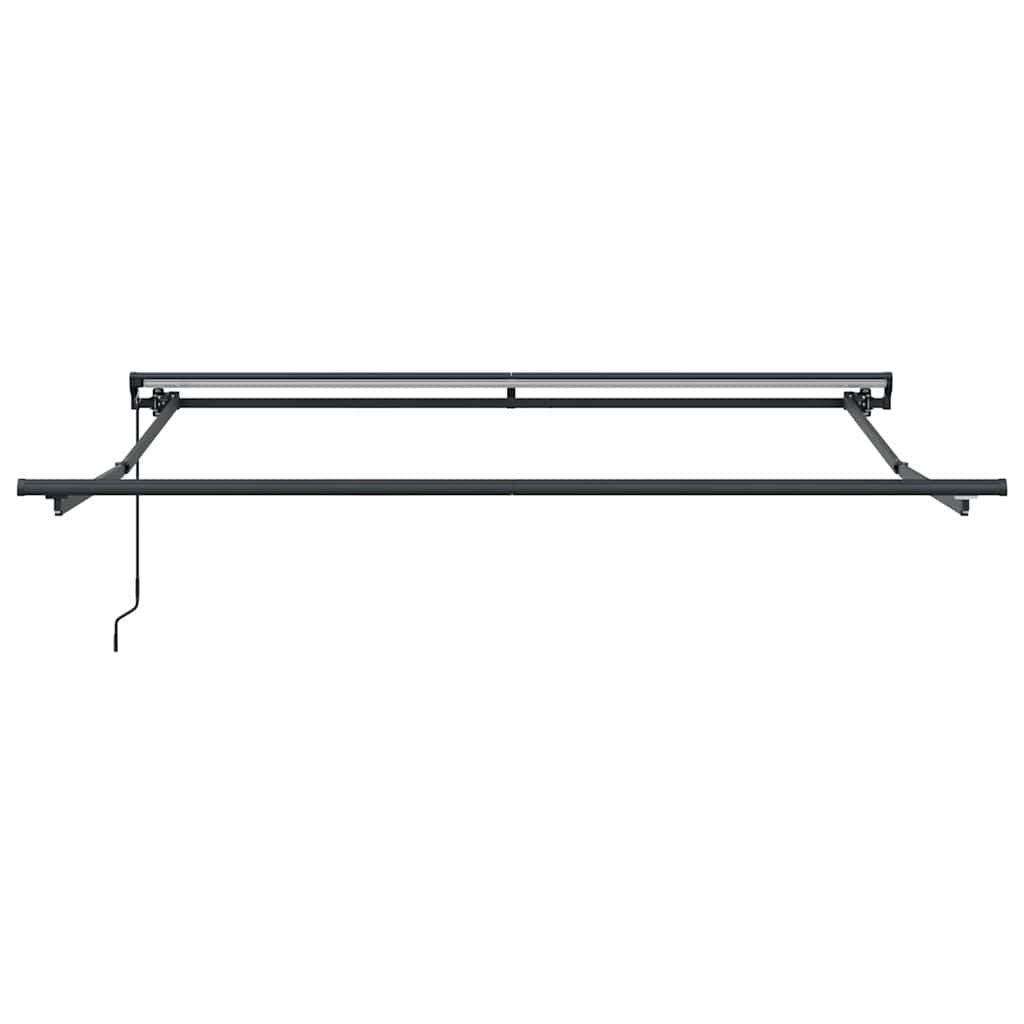 vidaXL Awning Frame Manual Adjustable Anthracite 3 x 2.5 m Steel