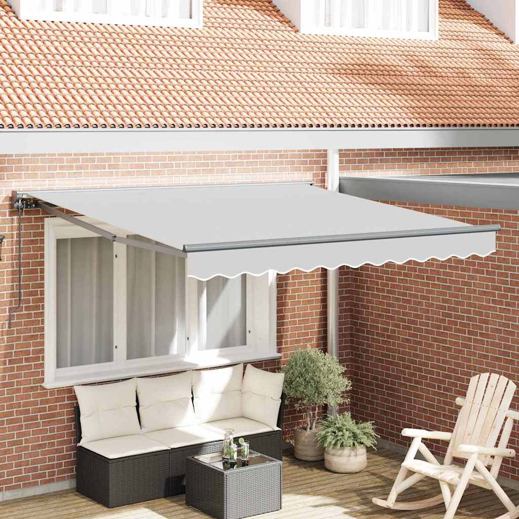 vidaXL Awning Frame Manual Adjustable Anthracite 3.5 x 2.5 m Steel