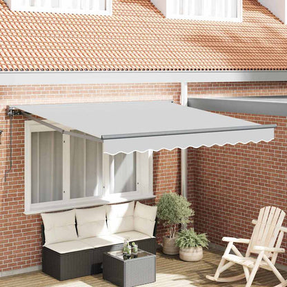 vidaXL Awning Frame Manual Adjustable Anthracite 3.5 x 2.5 m Steel