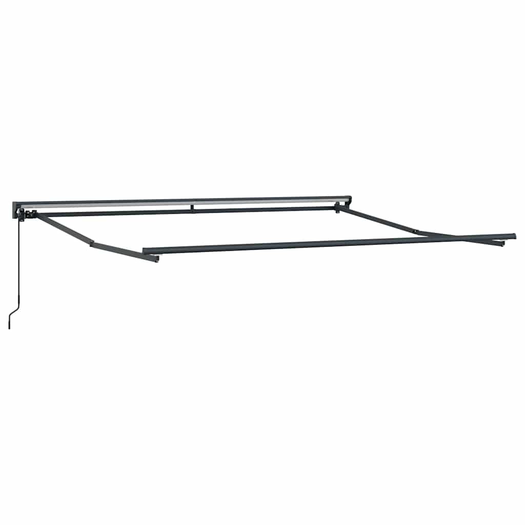 vidaXL Awning Frame Manual Adjustable Anthracite 3.5 x 2.5 m Steel