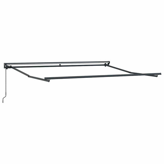 vidaXL Awning Frame Manual Adjustable Anthracite 3.5 x 2.5 m Steel