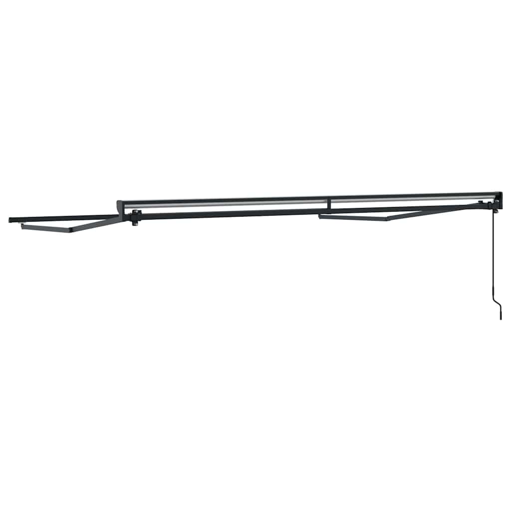 vidaXL Awning Frame Manual Adjustable Anthracite 3.5 x 2.5 m Steel