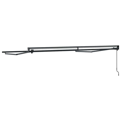 vidaXL Awning Frame Manual Adjustable Anthracite 3.5 x 2.5 m Steel