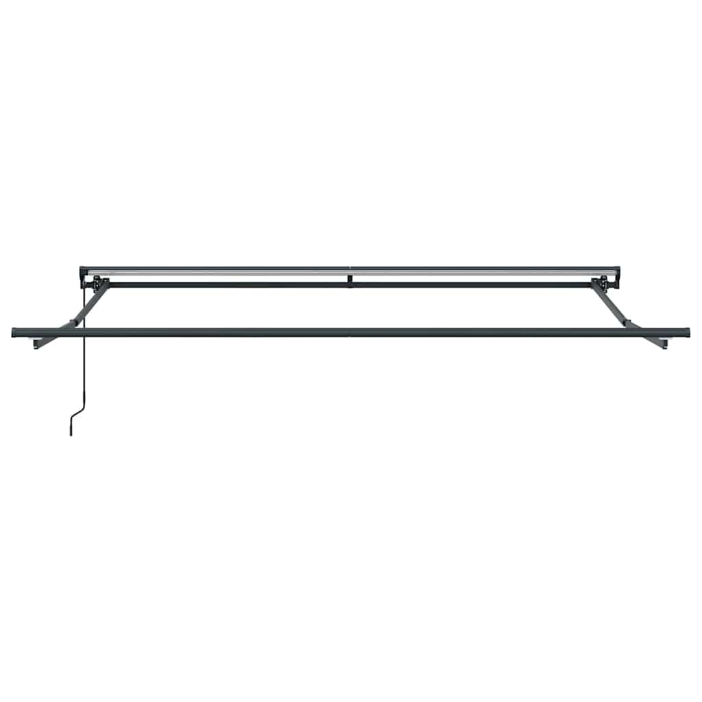 vidaXL Awning Frame Manual Adjustable Anthracite 3.5 x 2.5 m Steel