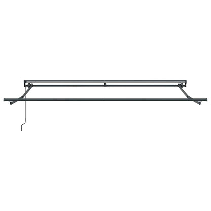 vidaXL Awning Frame Manual Adjustable Anthracite 3.5 x 2.5 m Steel