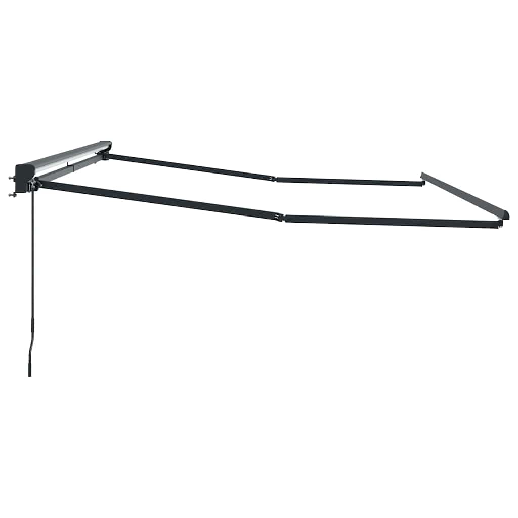 vidaXL Awning Frame Manual Adjustable Anthracite 3.5 x 2.5 m Steel