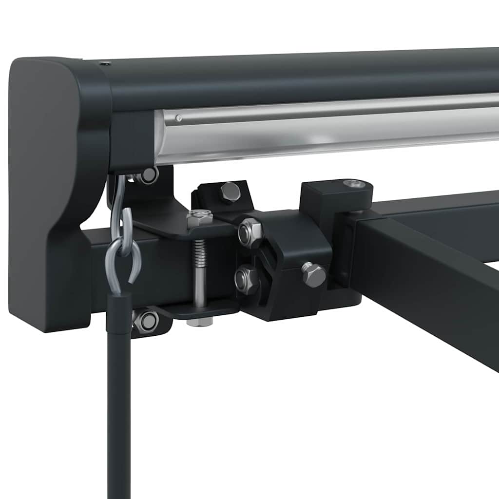 vidaXL Awning Frame Manual Adjustable Anthracite 4 x 3 m Steel