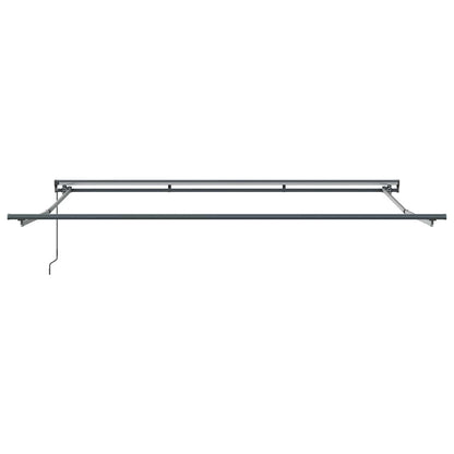 vidaXL Awning Frame Manual Adjustable Anthracite 4 x 3 m Steel