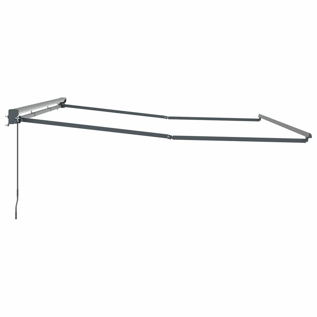 vidaXL Awning Frame Manual Adjustable Anthracite 4 x 3 m Steel