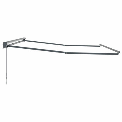 vidaXL Awning Frame Manual Adjustable Anthracite 4 x 3 m Steel