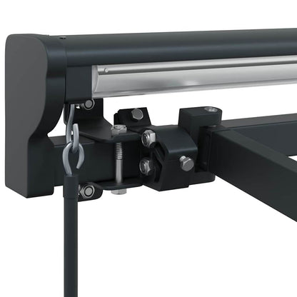 vidaXL Awning Frame Manual Adjustable Anthracite 4.5 x 3 m Steel
