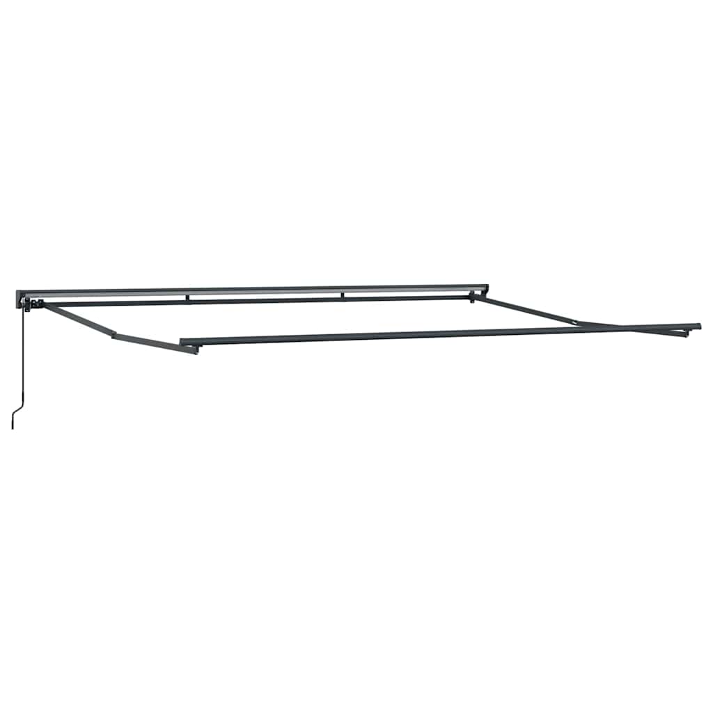 vidaXL Awning Frame Manual Adjustable Anthracite 4.5 x 3 m Steel
