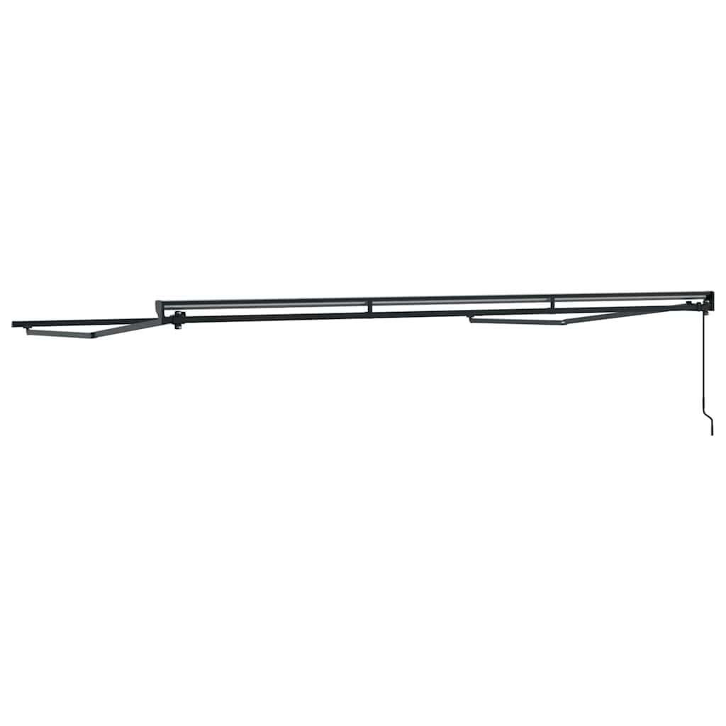 vidaXL Awning Frame Manual Adjustable Anthracite 4.5 x 3 m Steel