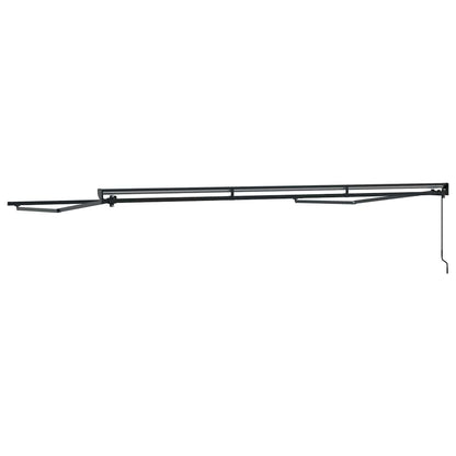 vidaXL Awning Frame Manual Adjustable Anthracite 4.5 x 3 m Steel