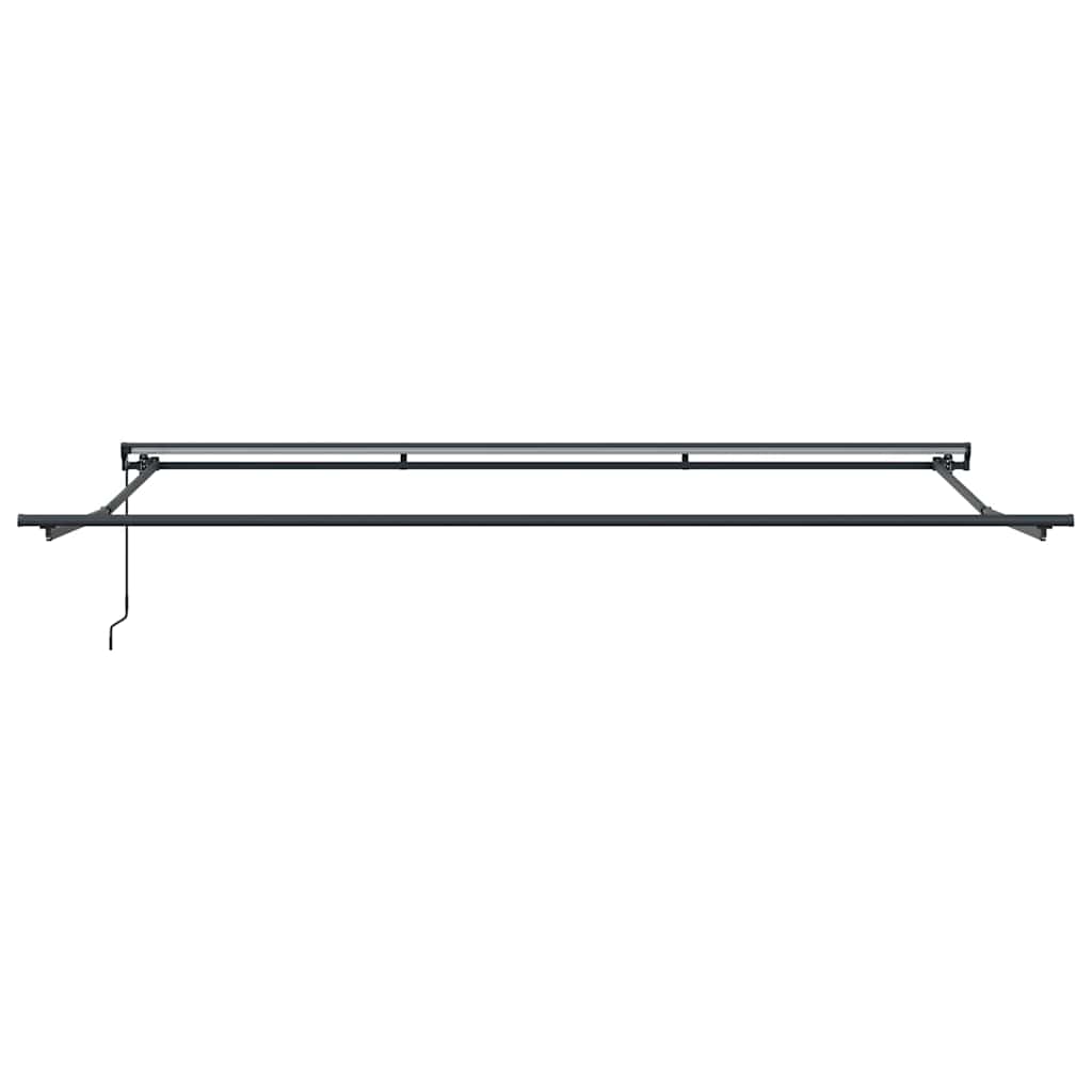vidaXL Awning Frame Manual Adjustable Anthracite 4.5 x 3 m Steel